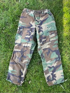 Camo cargos